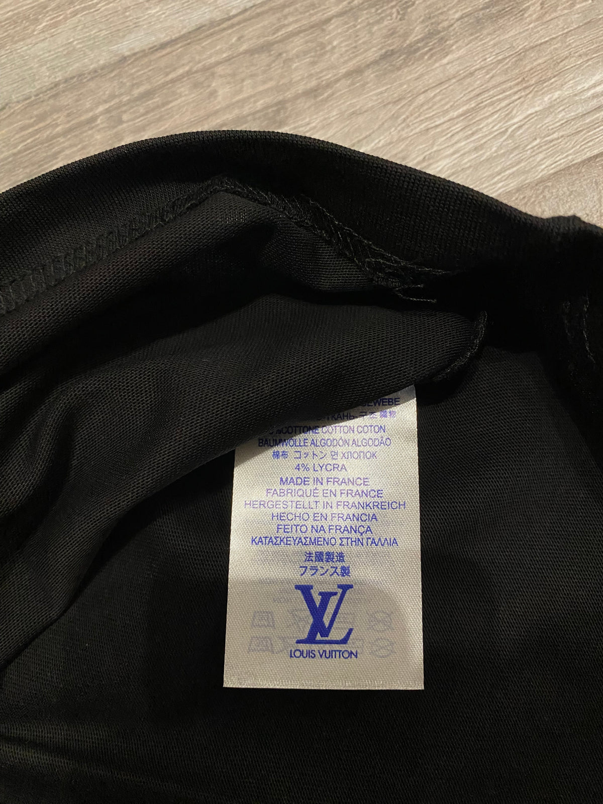 Louis Vuitton T-shirt Μαύρο
