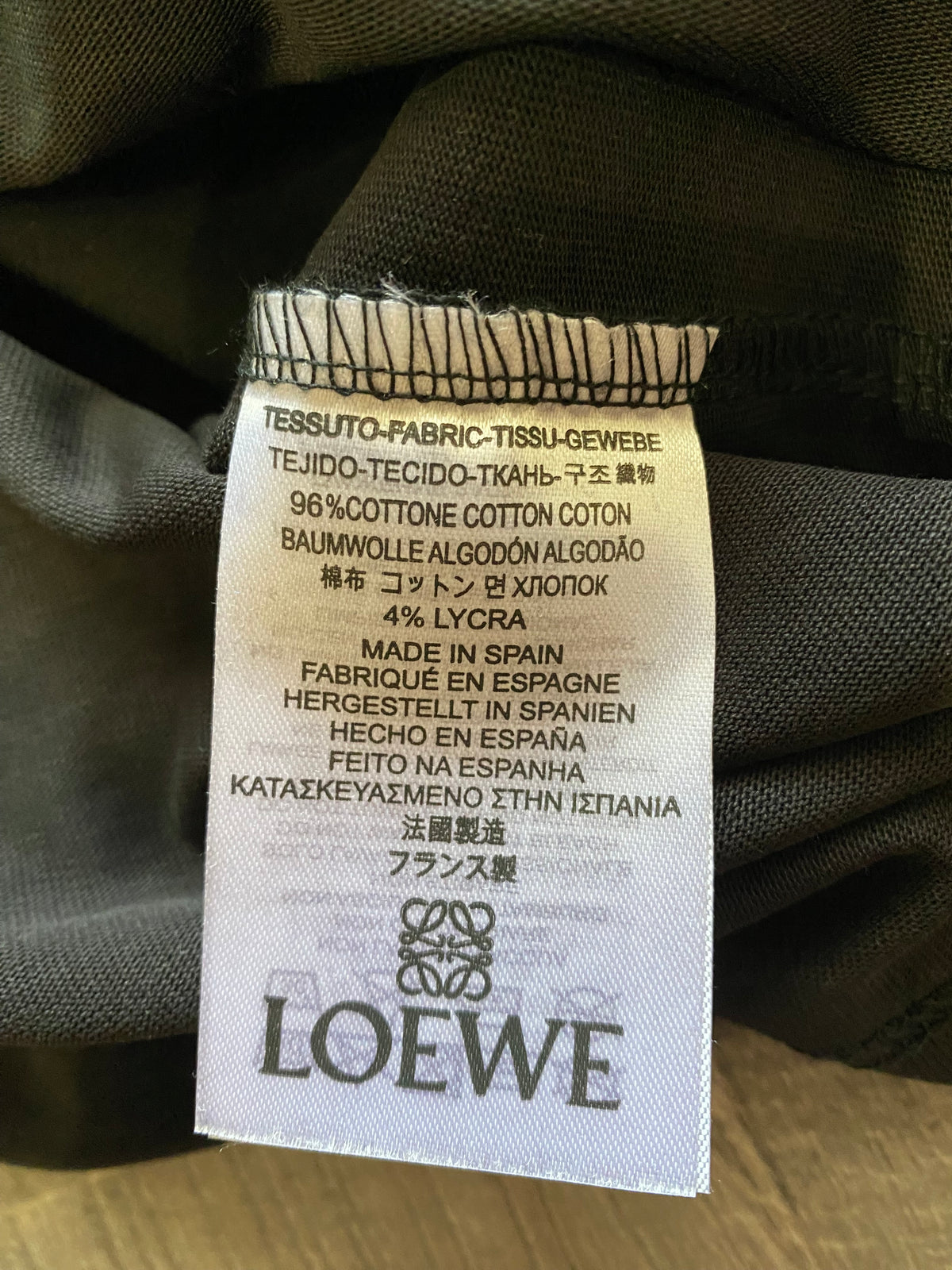 Loewe T-shirt Μαύρο