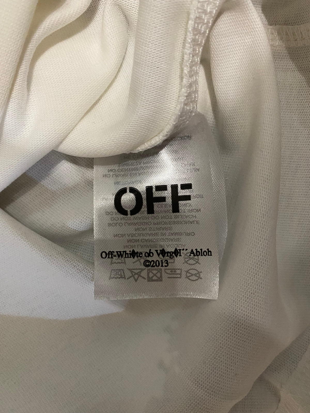 Off-White T-shirt Λευκό