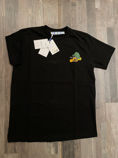 Off-White T-shirt Μαύρο