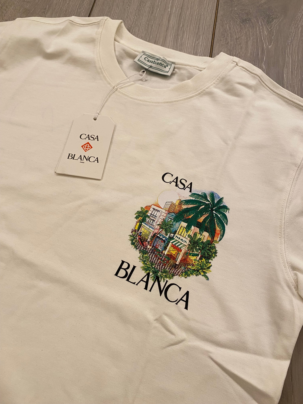 Casablanca T-shirt Λευκό