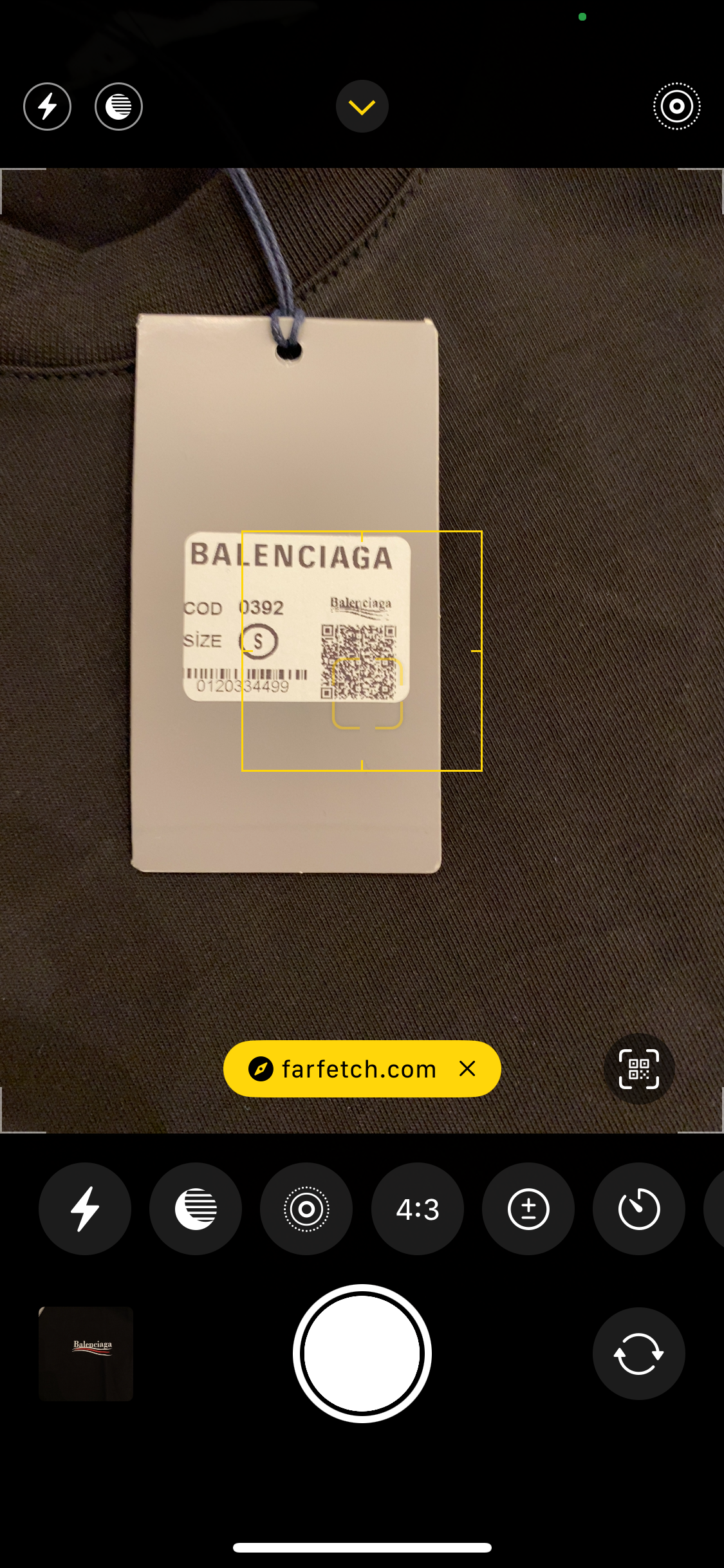 Balenciaga T-shirt Μαύρο
