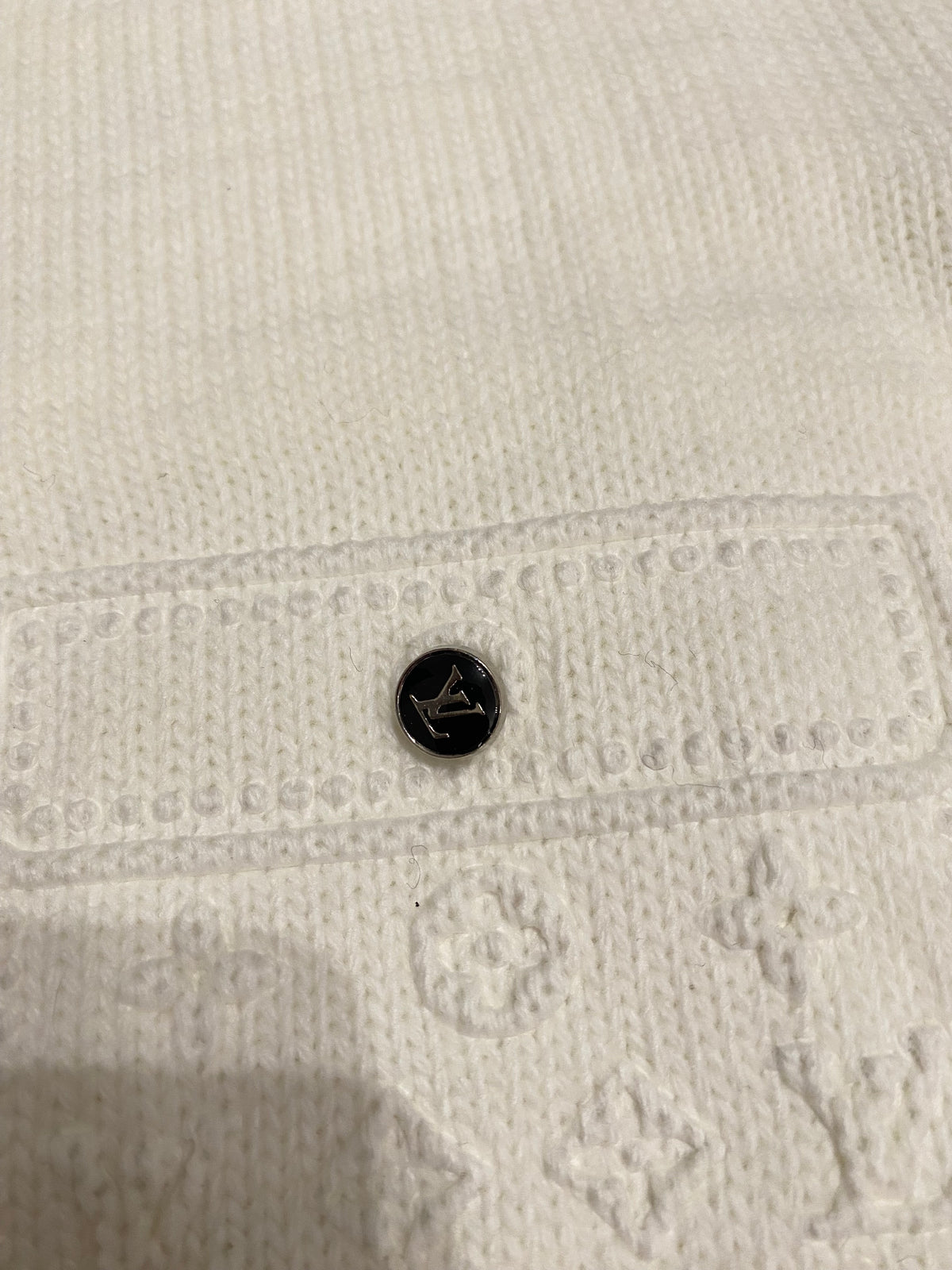 Louis Vuitton πλεκτό Λευκό
