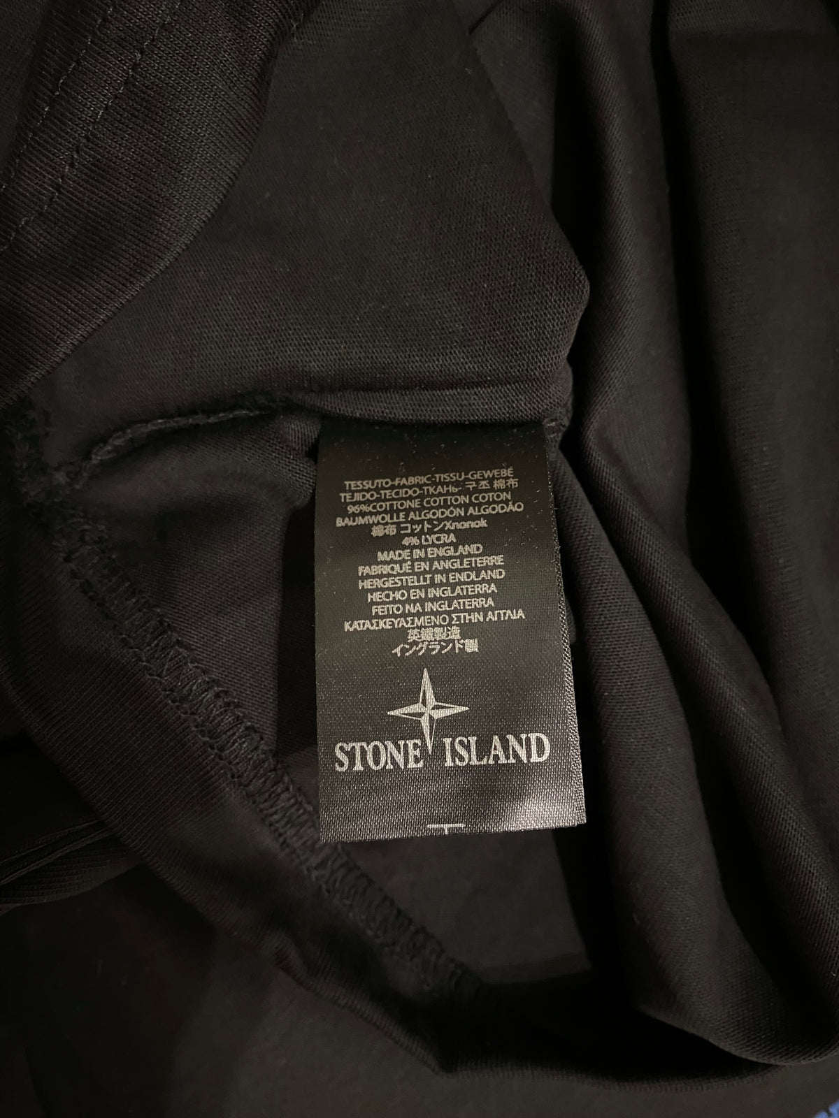 Stone Island T-shirt Μαύρο