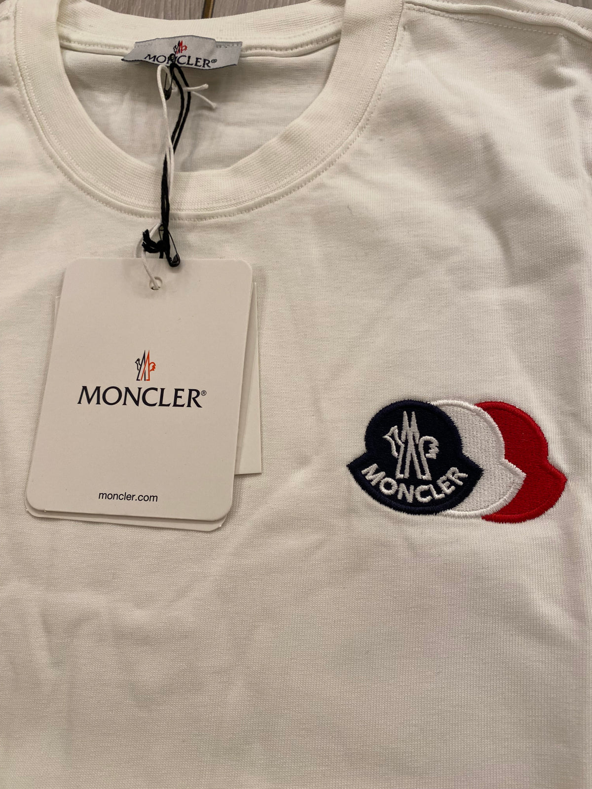 Moncler T-shirt Λευκό