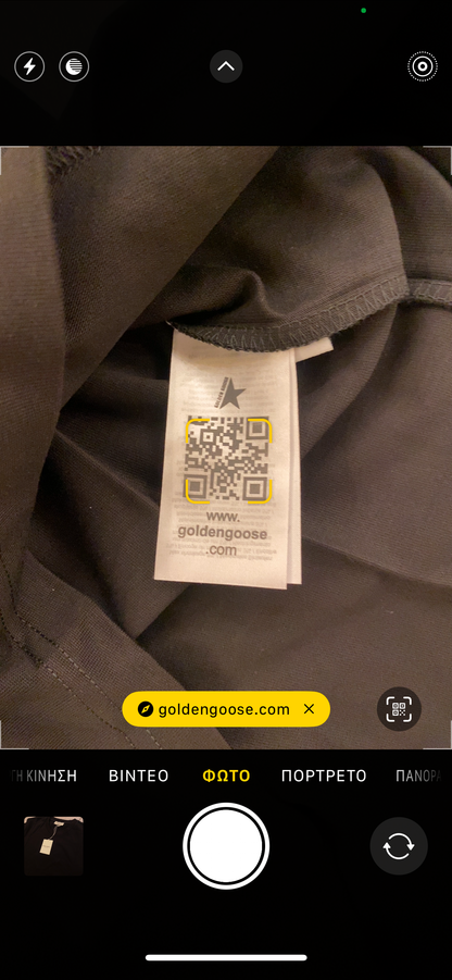 Golden Goose T-shirt Μαύρο