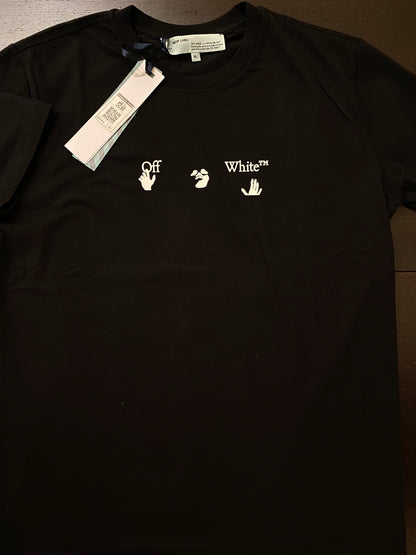 Off-White T-shirt Μαύρο
