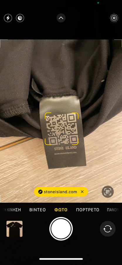 Stone Island T-shirt Μαύρο