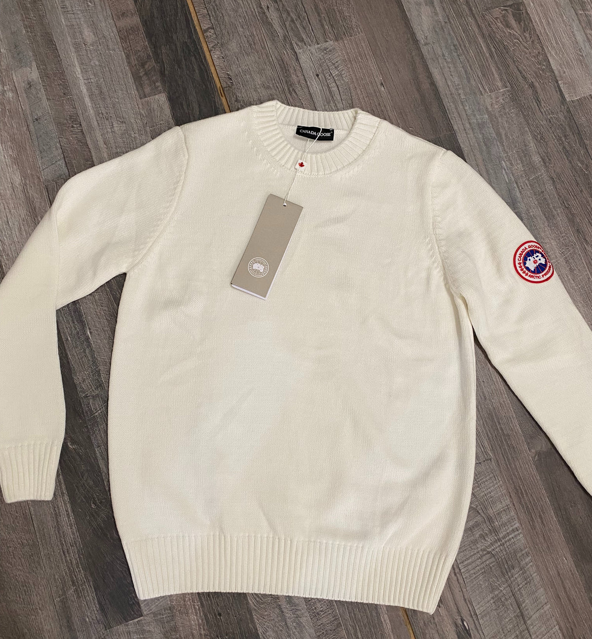 Canada Goose πλεκτό Λευκό