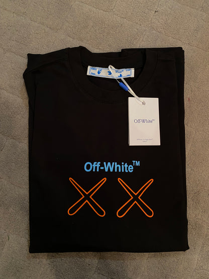 Off-White x Kaws T-shirt Μαύρο