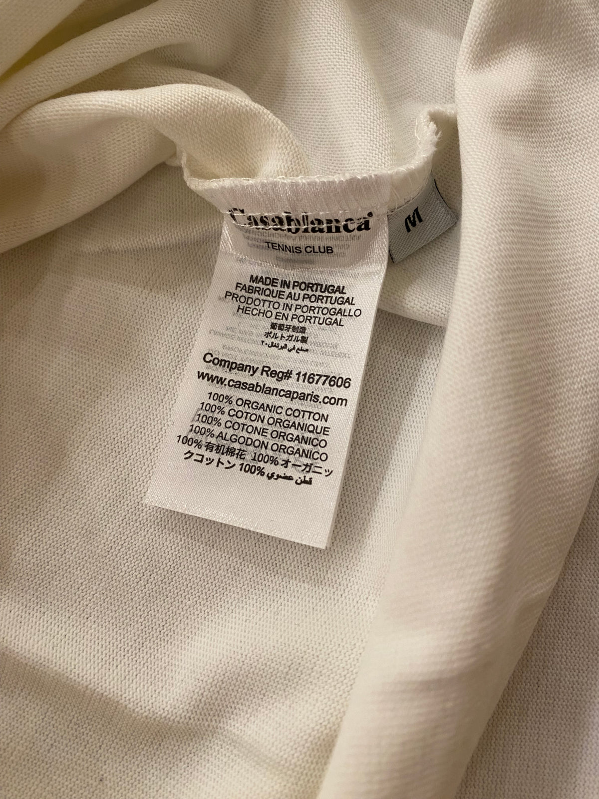 Casablanca T-shirt Λευκό