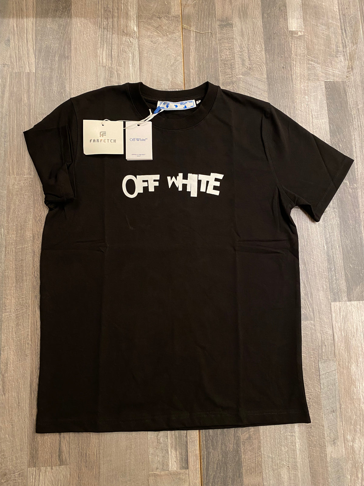 Off-White T-shirt Μαύρο