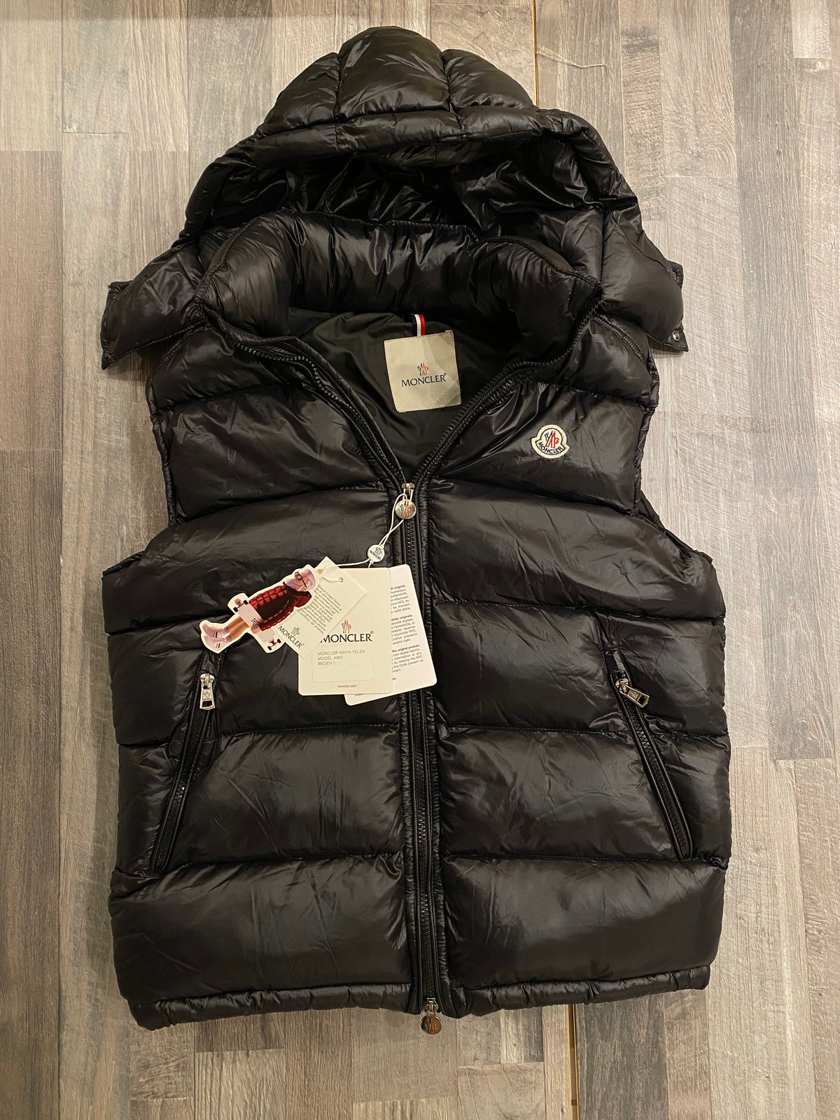 Moncler Γιλέκο Μαύρο