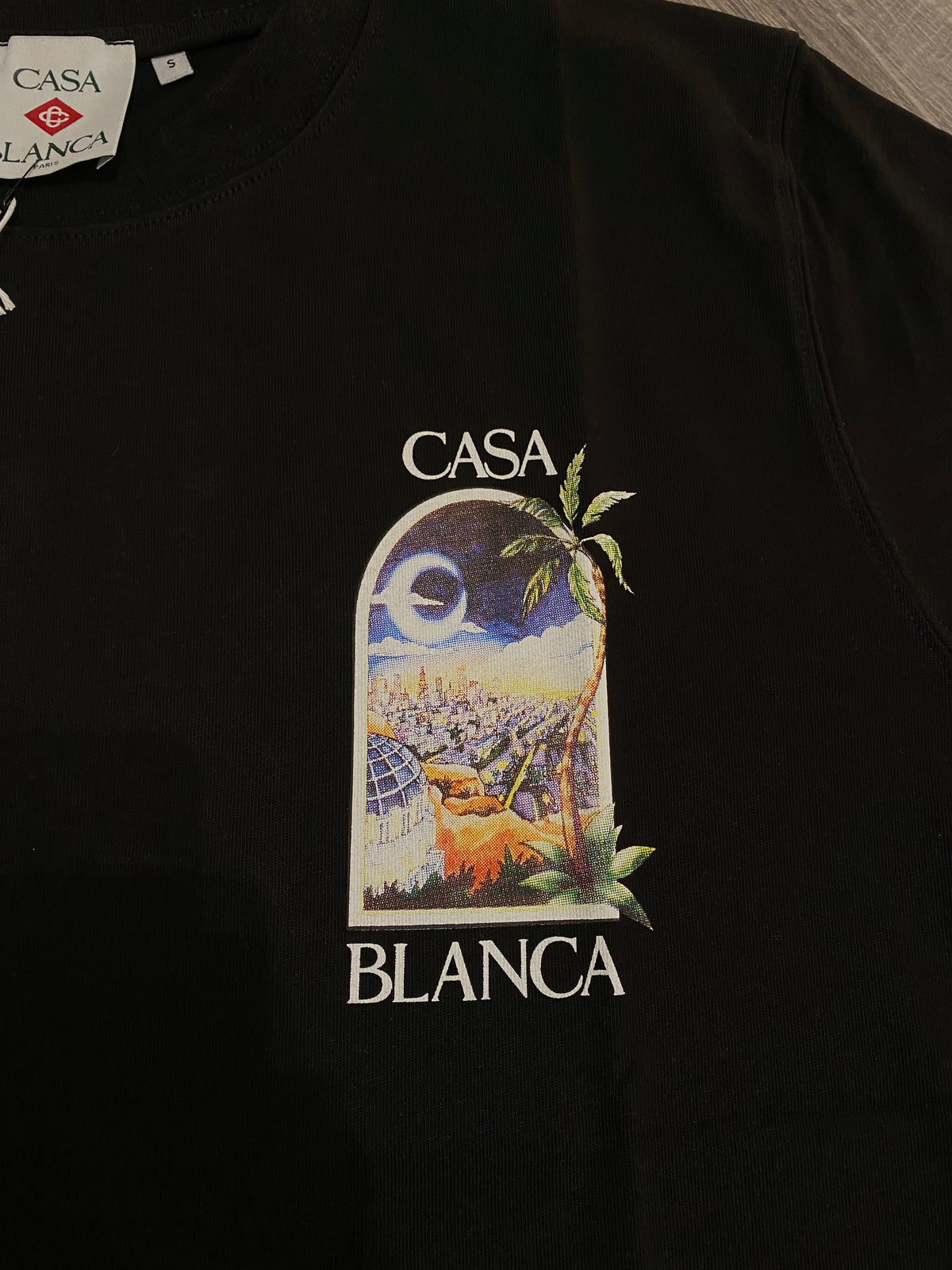 Casablanca T-shirt Μαύρο