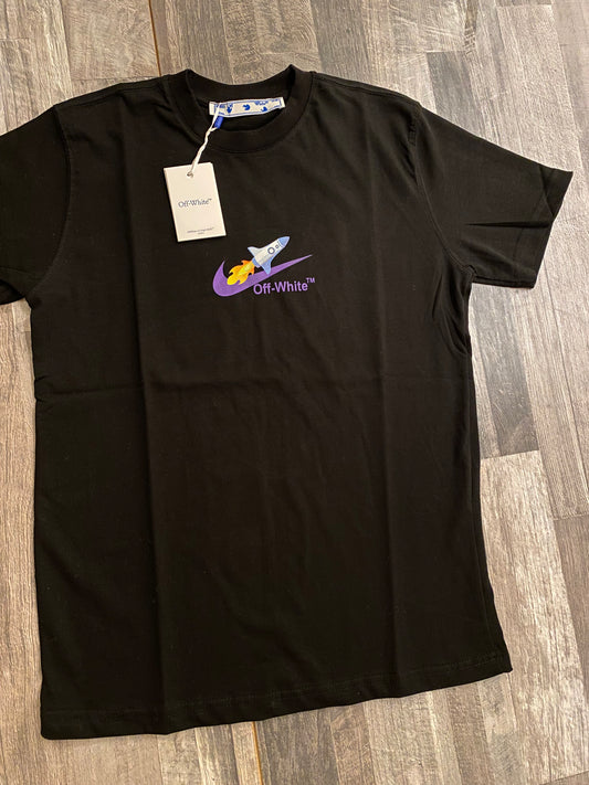 Off-White T-shirt Μάυρο
