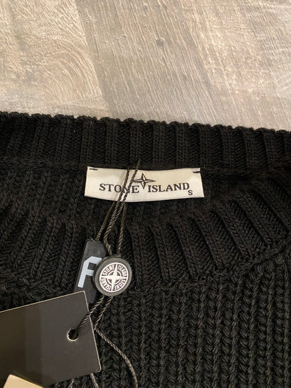 Stone Island πλεκτό μαύρο
