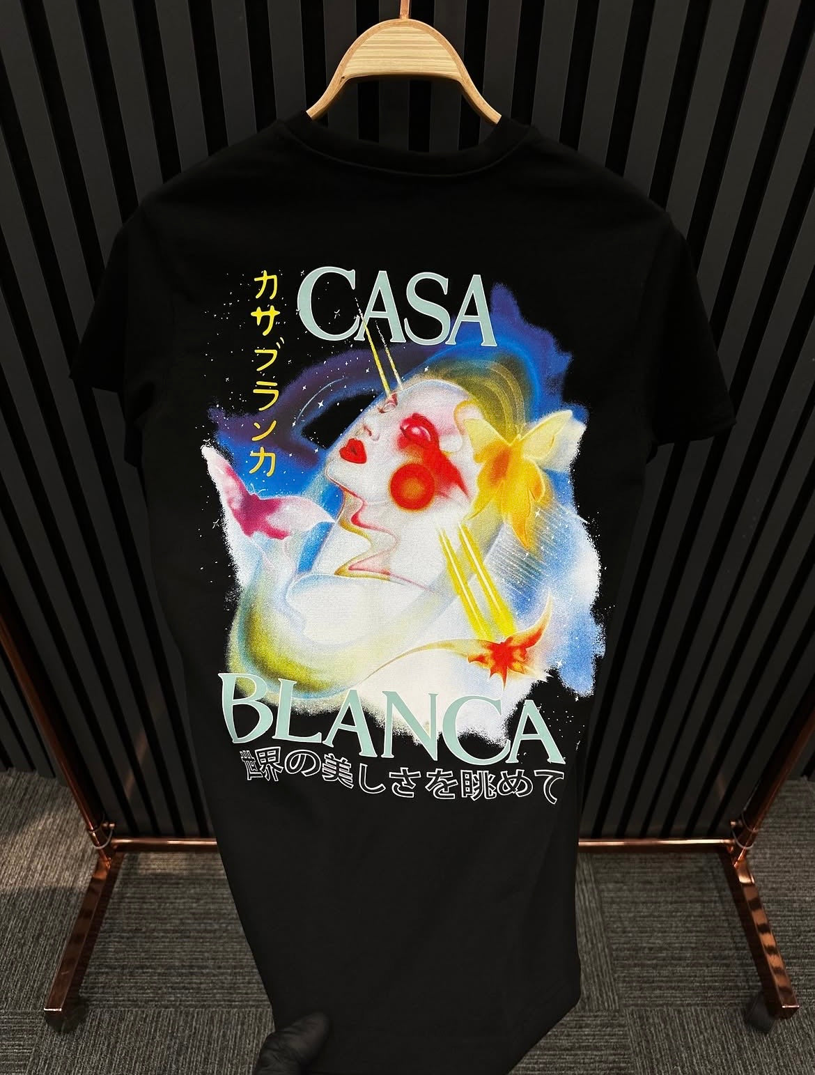 Casablanca T-shirt Μαύρο