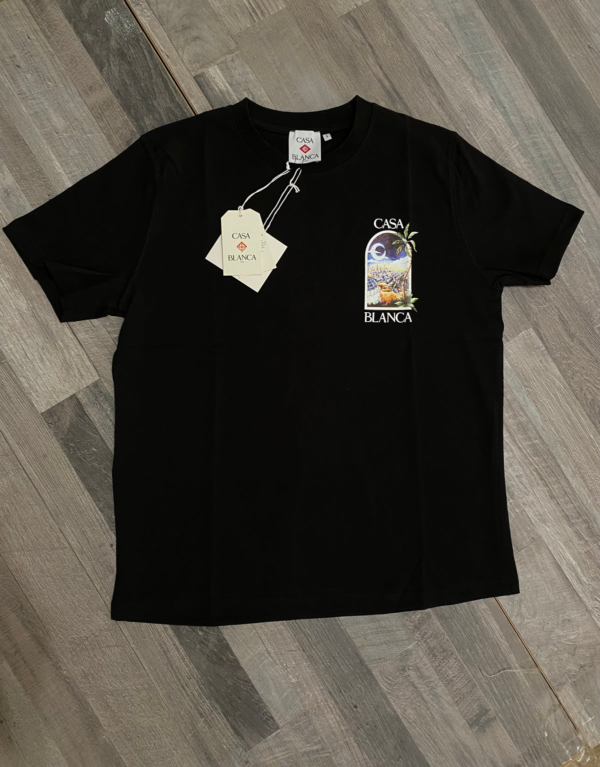 Casablanca T-shirt Μαύρο