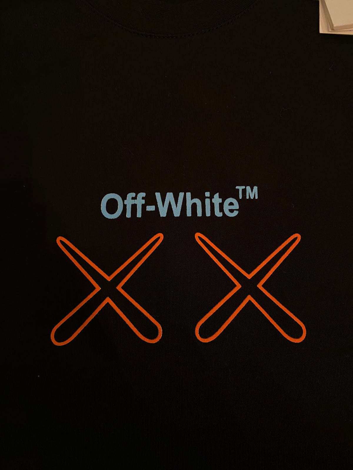 Off-White x Kaws T-shirt Μαύρο