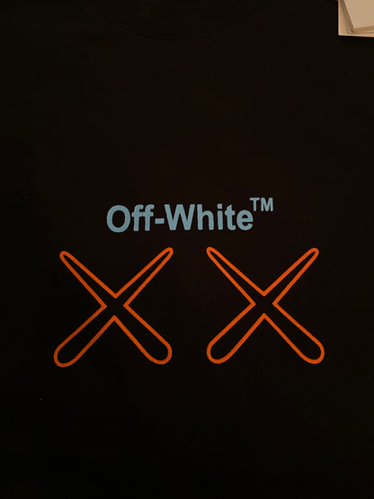 Off-White x Kaws T-shirt Μαύρο