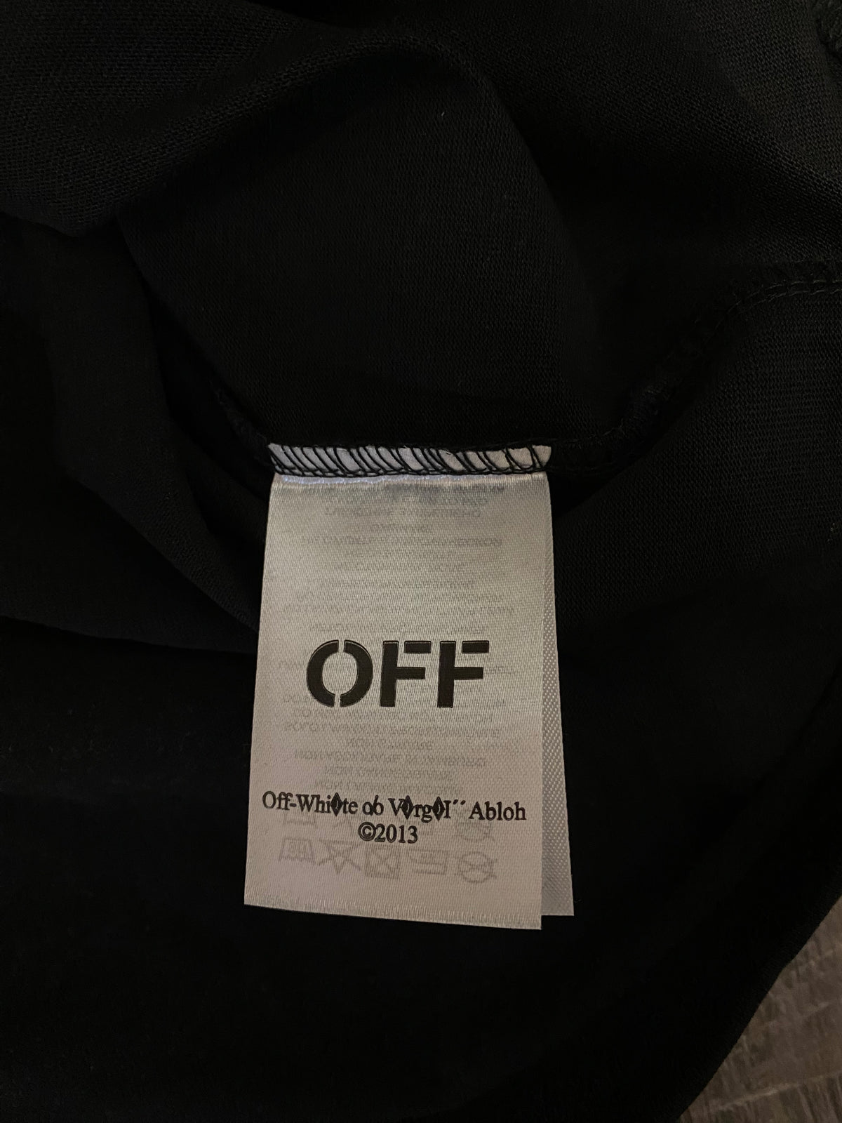 Off-White T-shirt Μαύρο