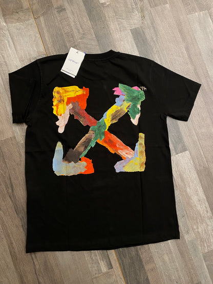 Off-White T-shirt Μαύρο