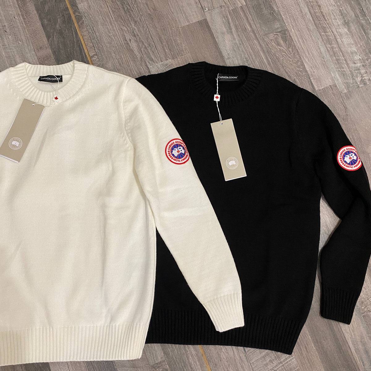Canada Goose πλεκτό Λευκό