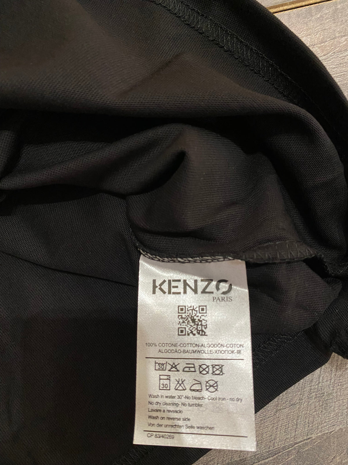 Kenzo T-shirt Μαύρο