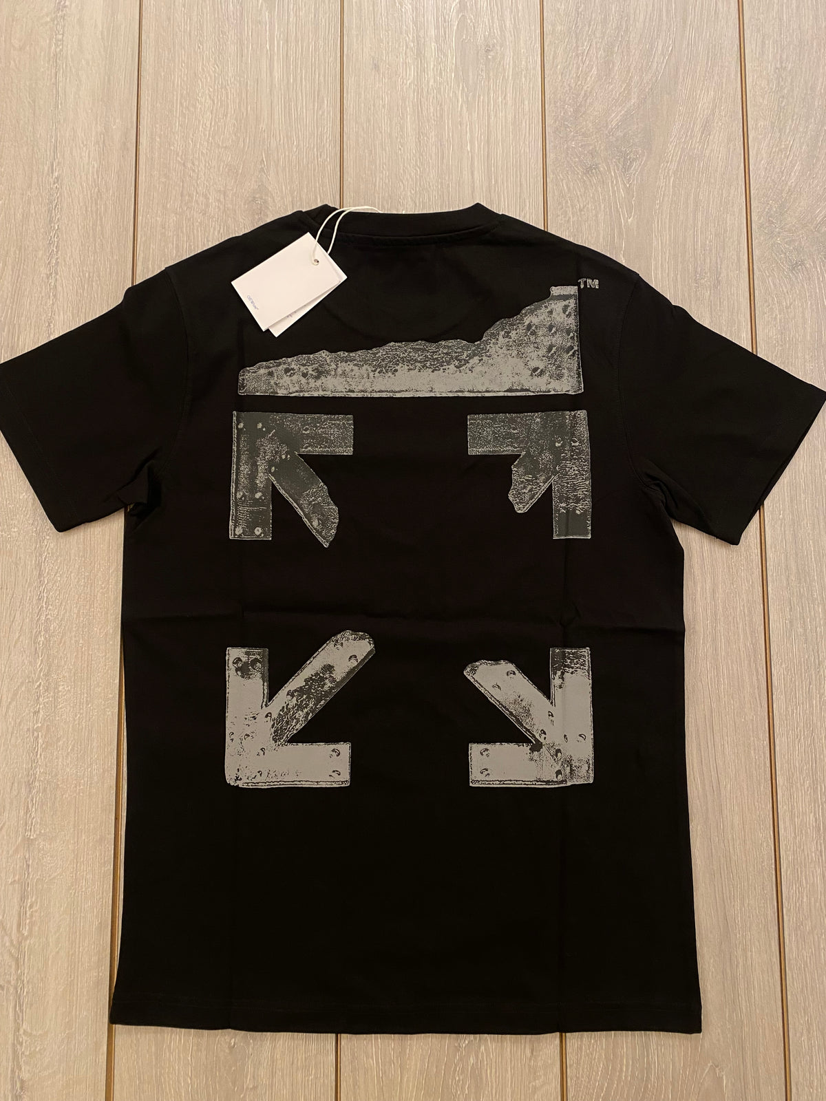 Off White T-shirt Μαύρο