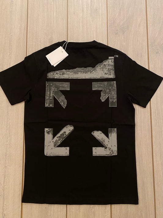 Off White T-shirt Μαύρο