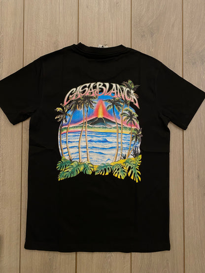 Casablanca T-shirt Μαύρο