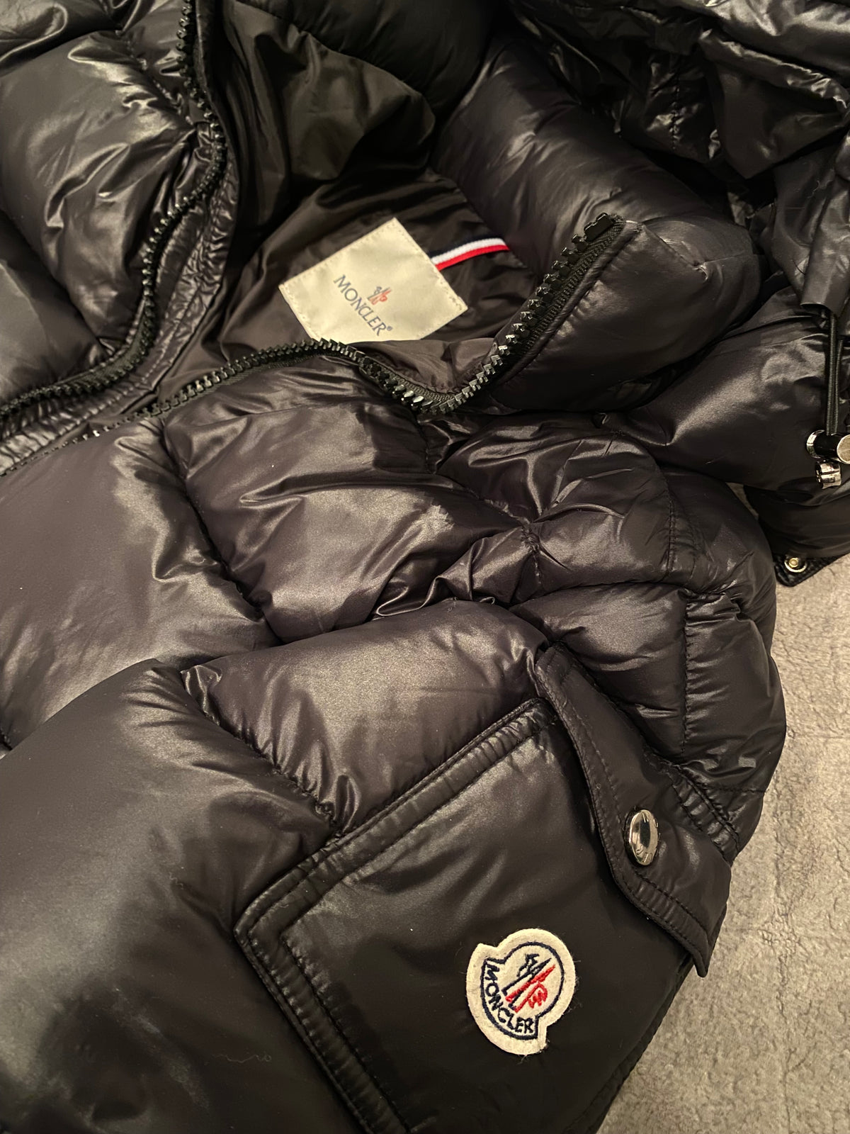 Moncler Maya Puffer Jacket Μαύρο