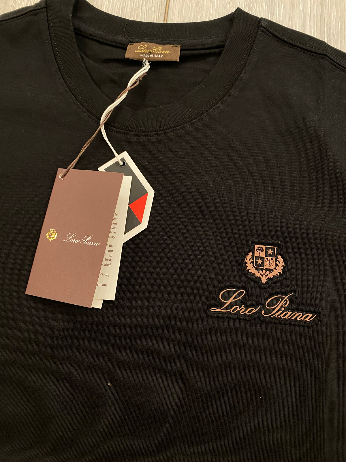 Loro Piana T-shirt Μαύρο