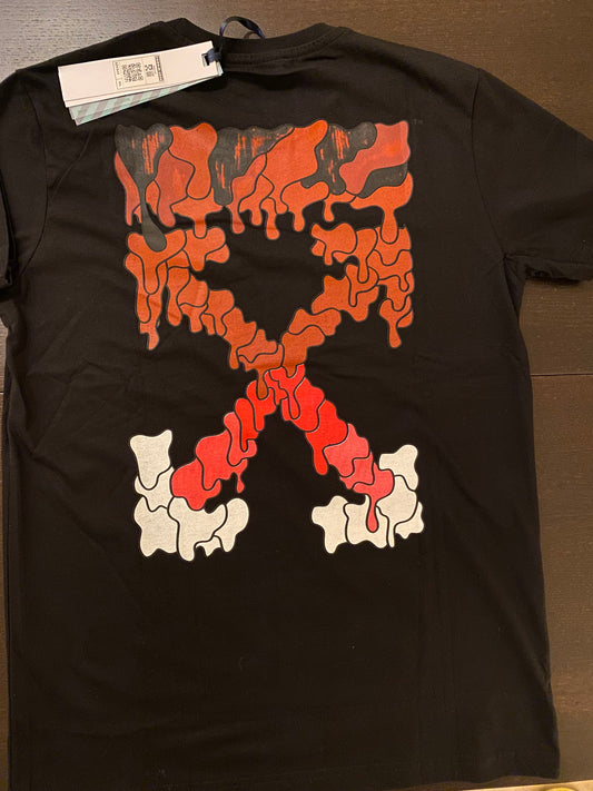 Off-White T-shirt Μαύρο