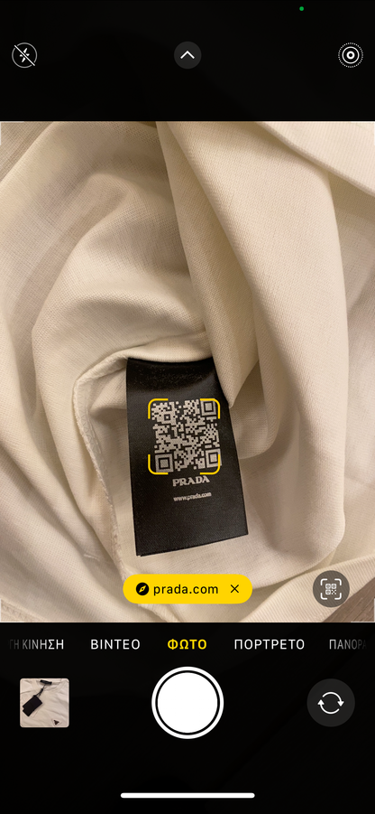 Prada T-shirt Λευκό