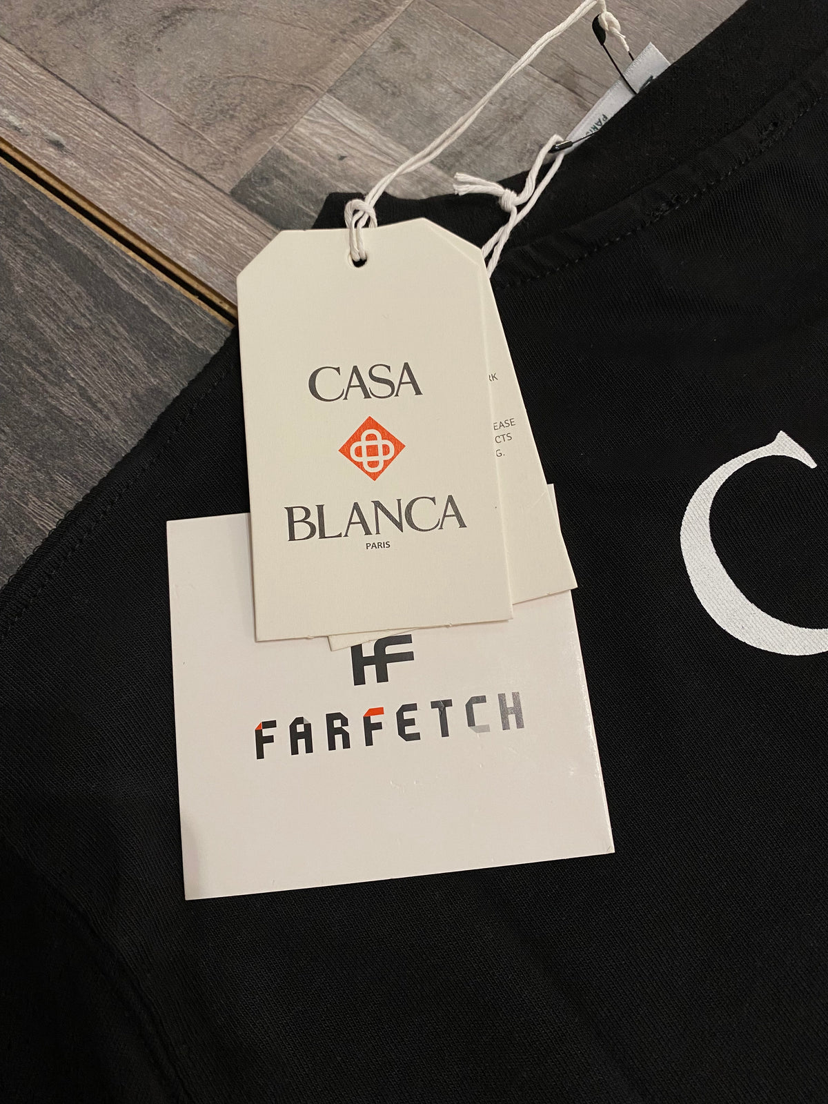 Casablanca T-shirt Μαύρο
