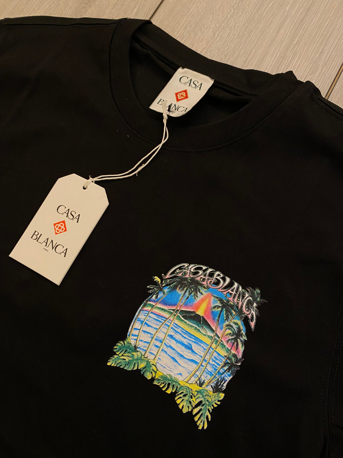 Casablanca T-shirt Μαύρο