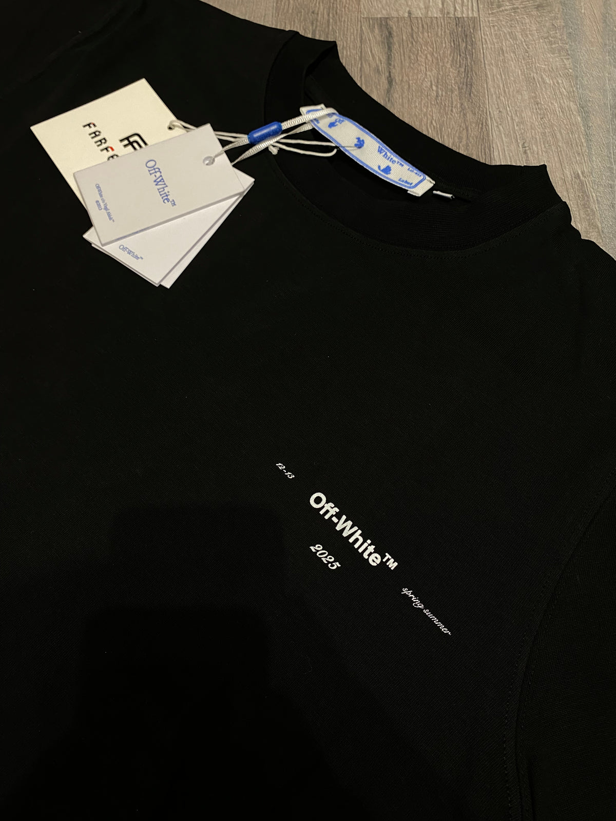 Off-White T-shirt Μαύρο
