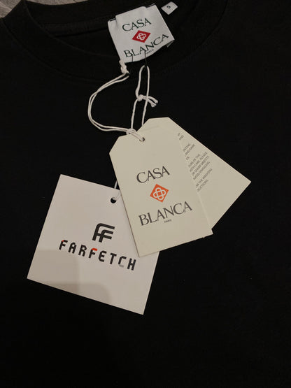 Casablanca T-shirt Μαύρο