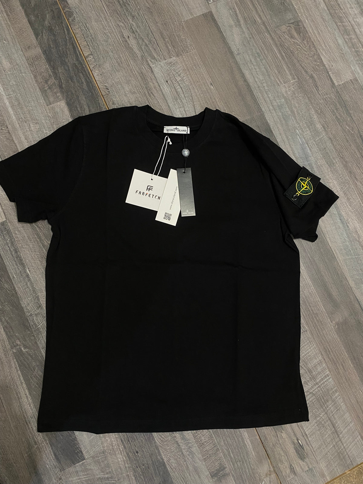 Stone island T-shirt Μαύρο