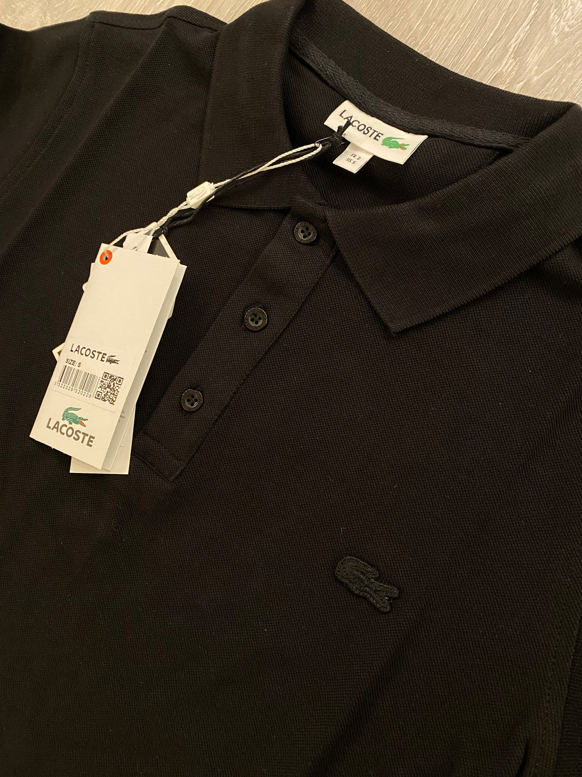 Lacoste Polo Μαύρο