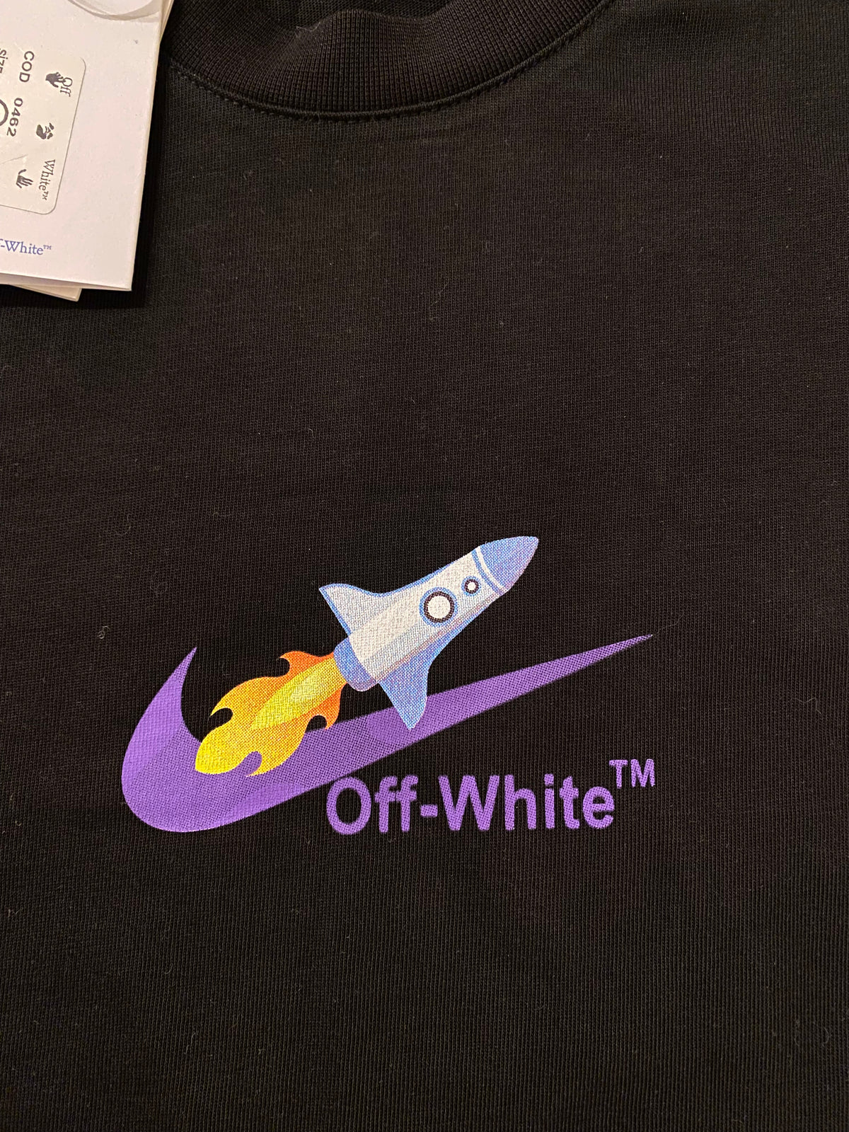 Off-White T-shirt Μάυρο