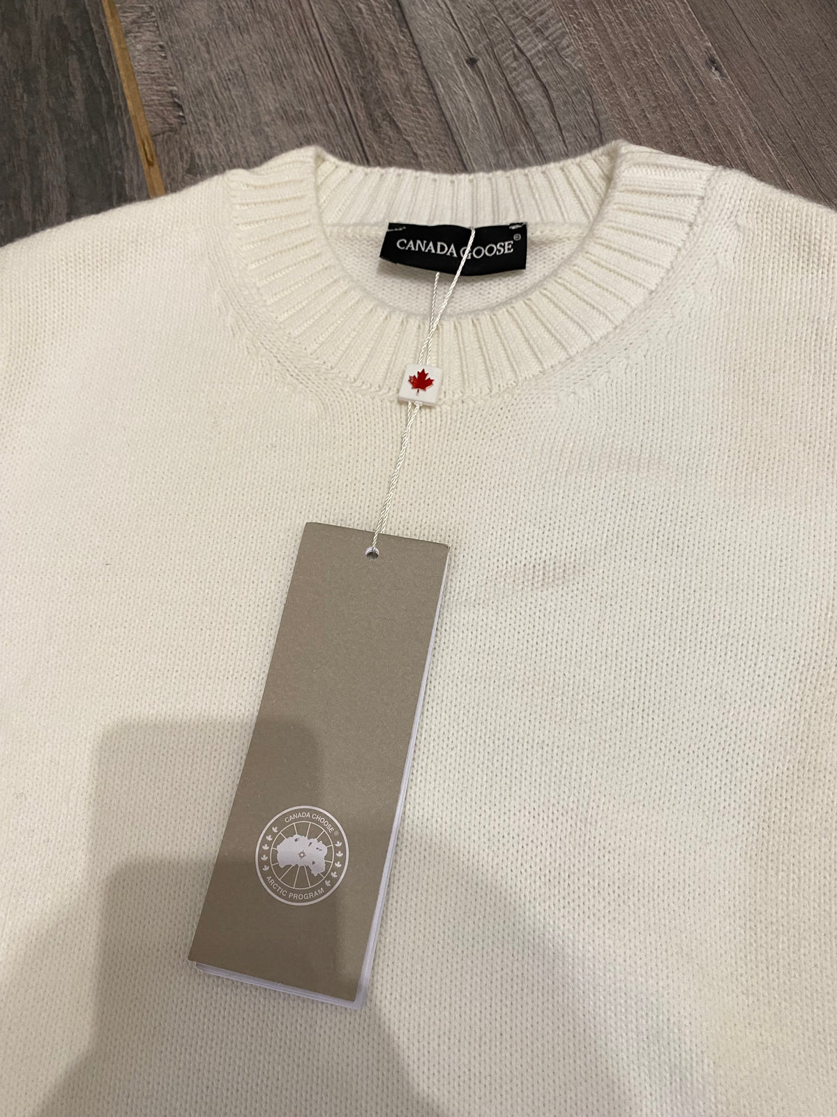 Canada Goose πλεκτό Λευκό