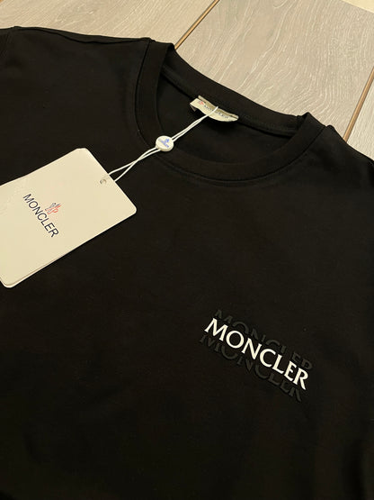 Moncler T-shirt Μαύρο