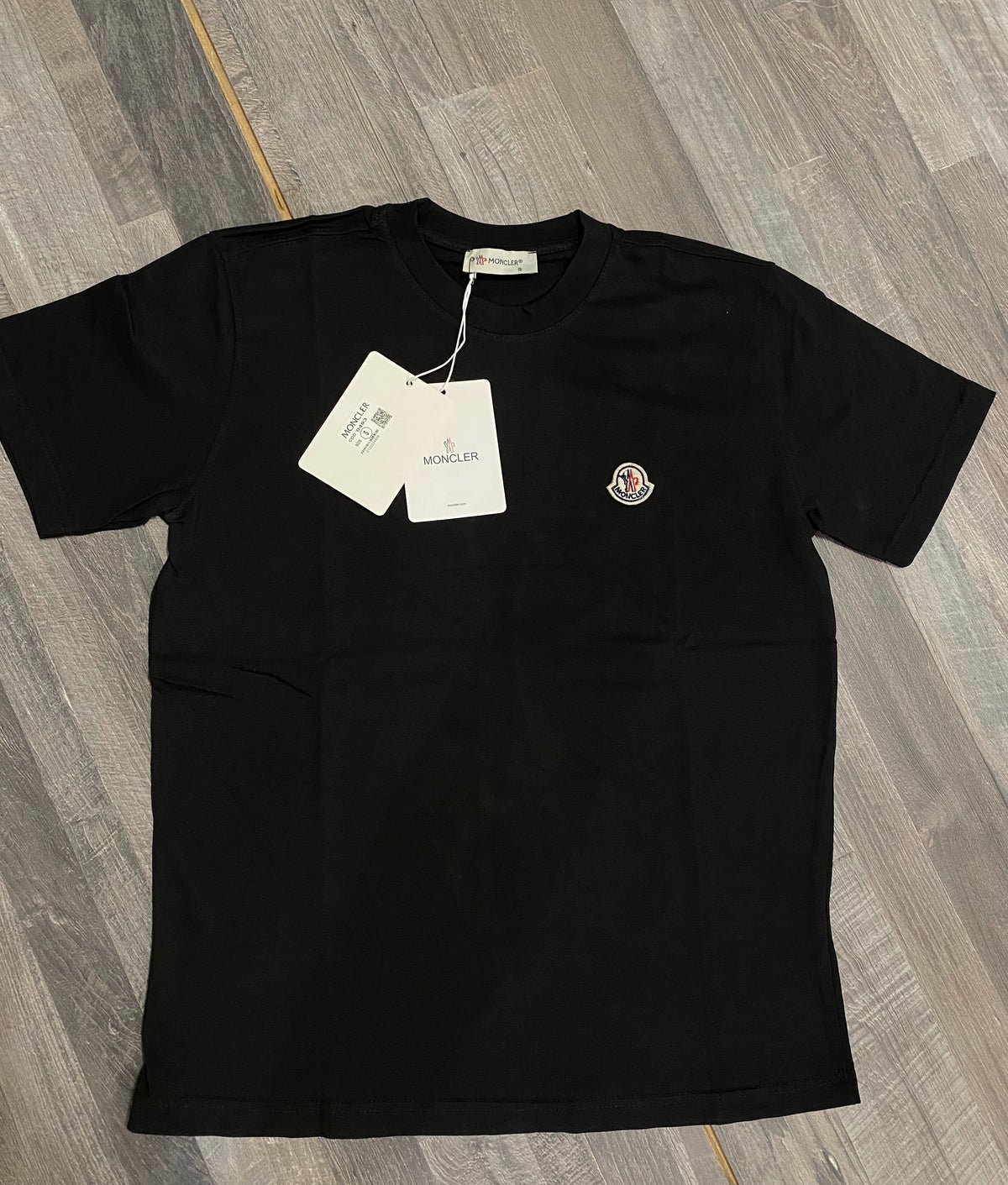 Moncler T-shirt Μαύρο