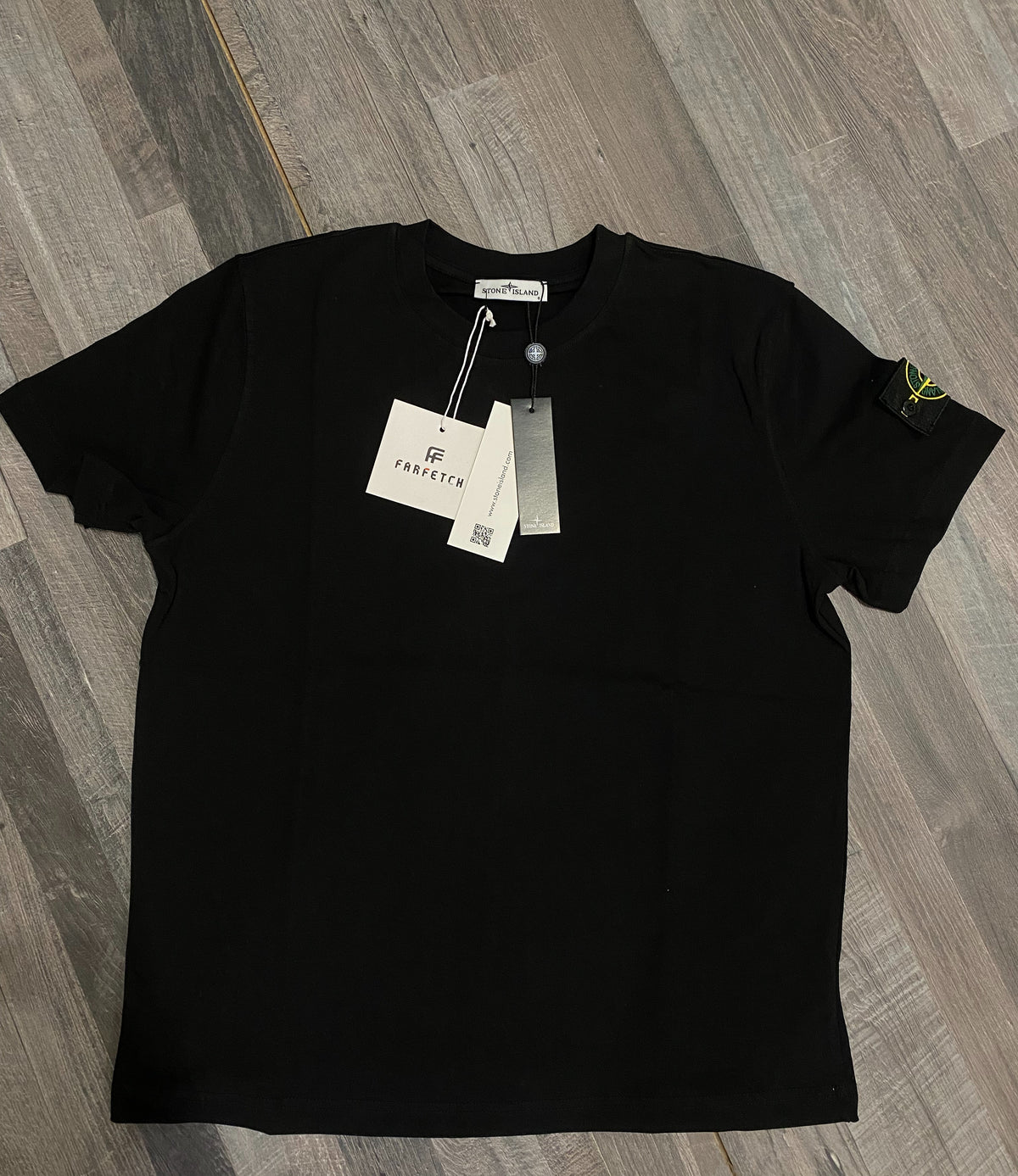 Stone island T-shirt Μαύρο