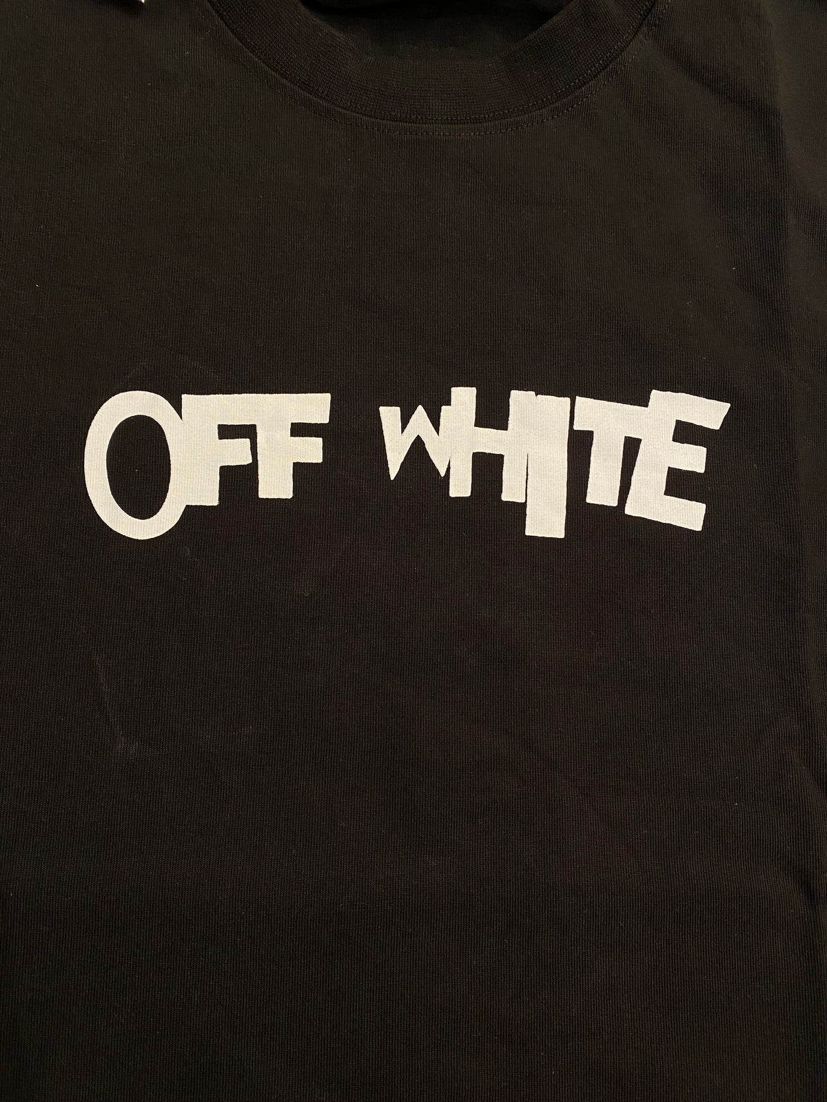 Off-White T-shirt Μαύρο