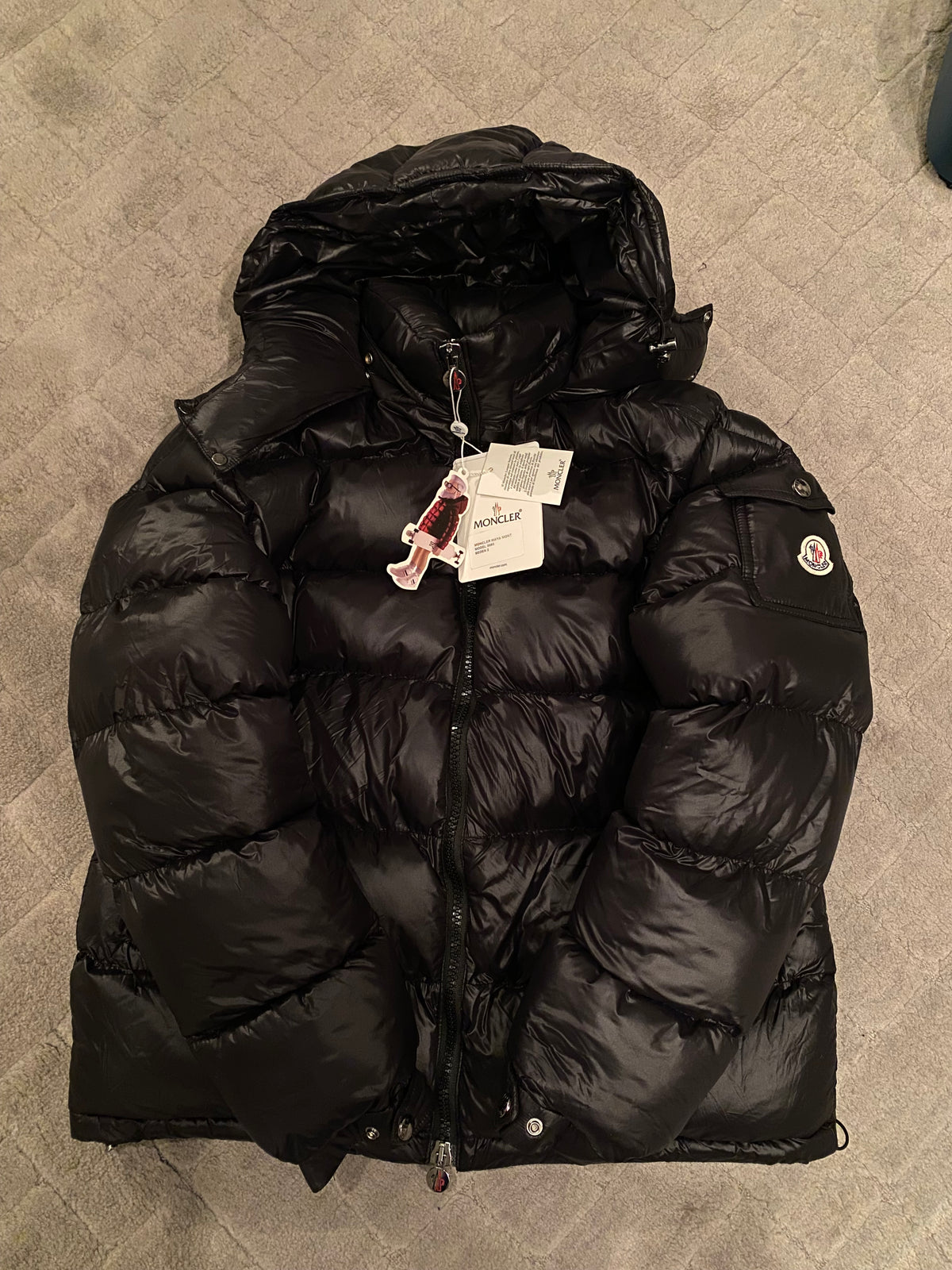 Moncler Maya Puffer Jacket Μαύρο