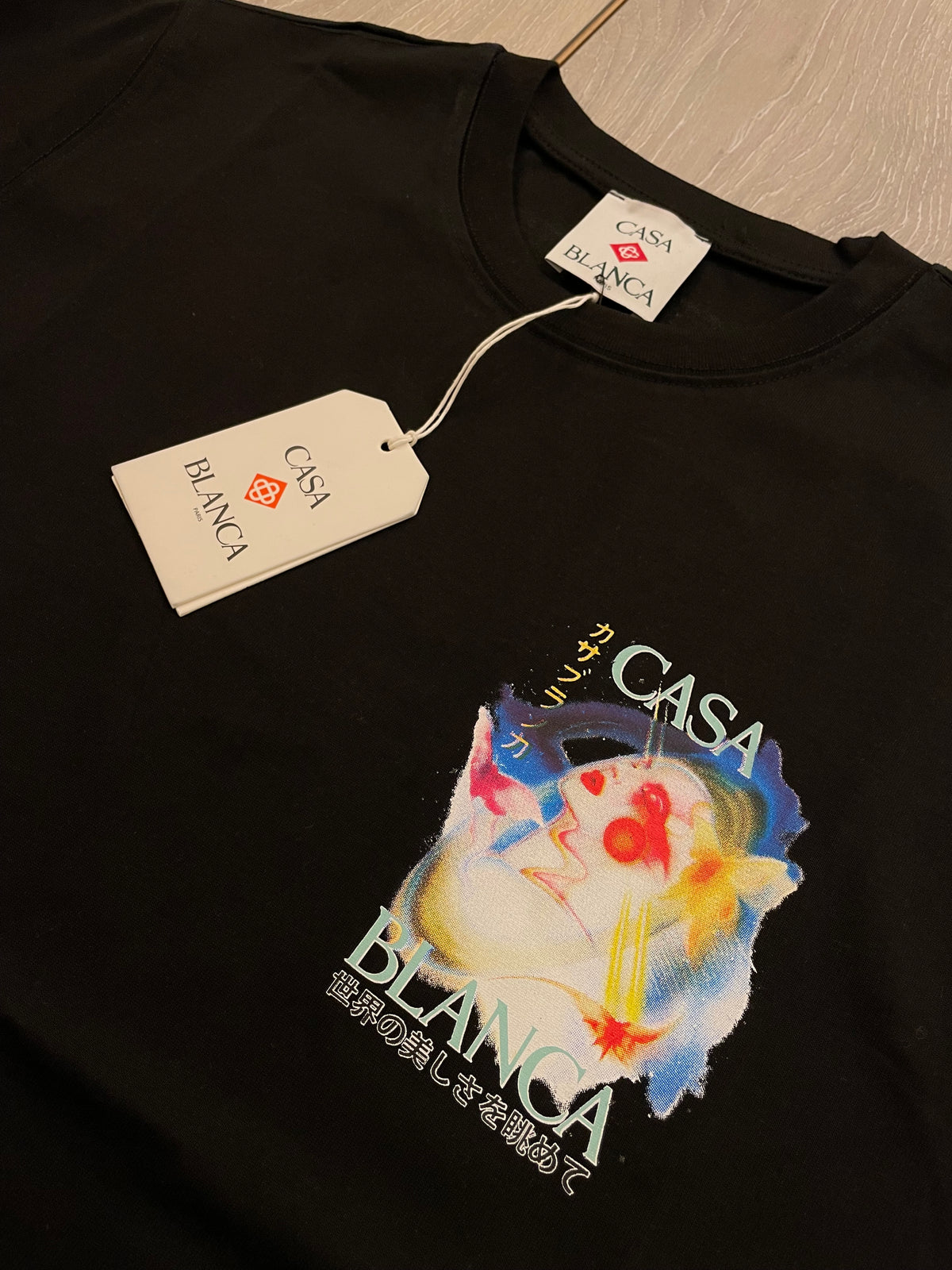 Casablanca T-shirt Μαύρο