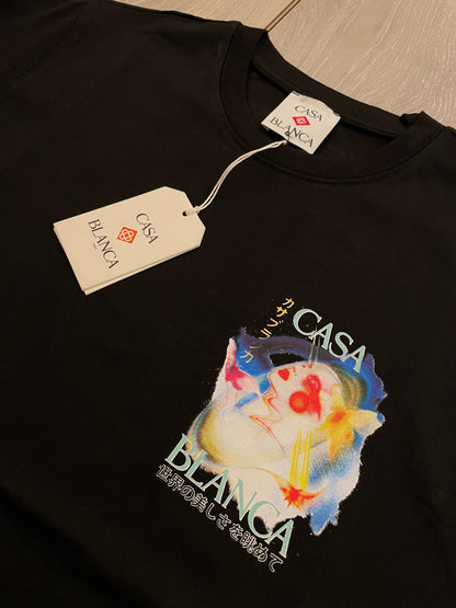 Casablanca T-shirt Μαύρο